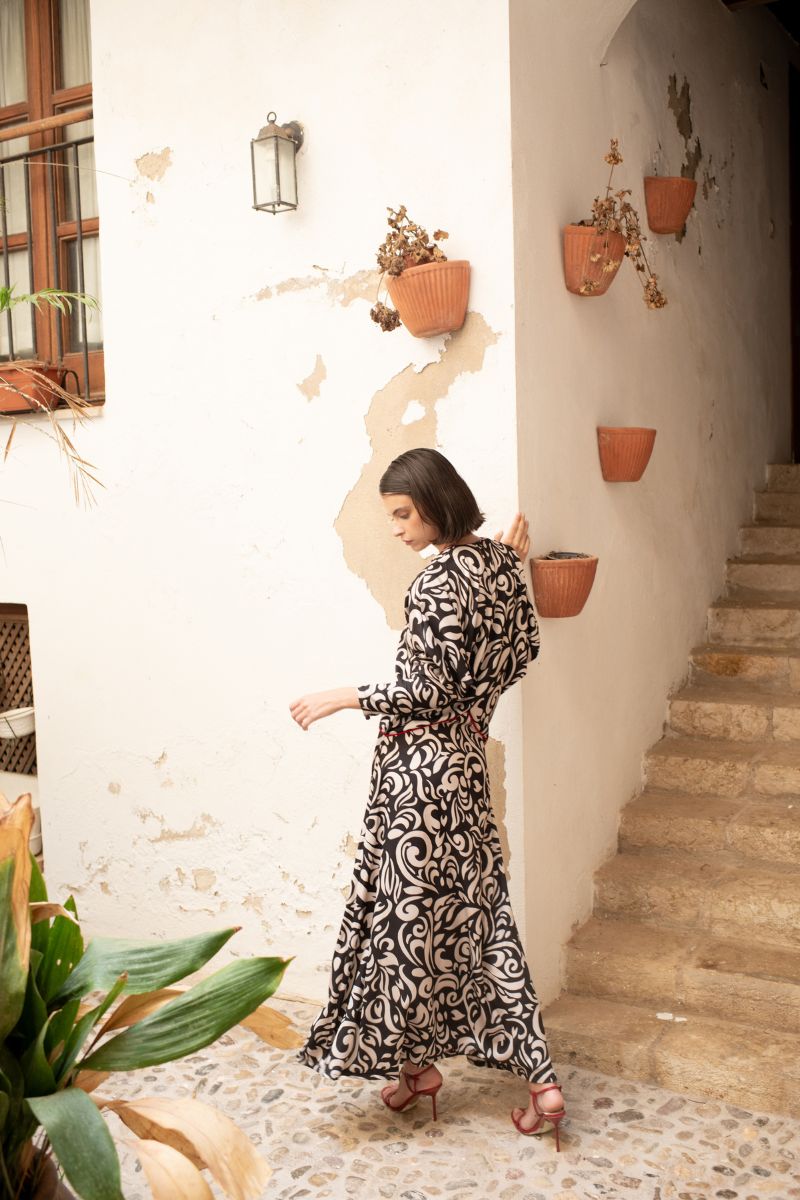 Vestido Estampado Aguadú