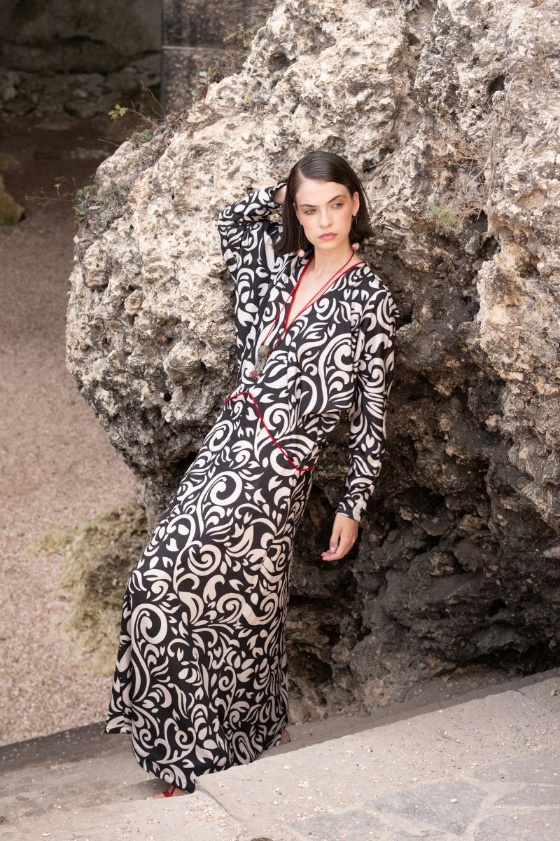 Vestido Estampado Aguadú