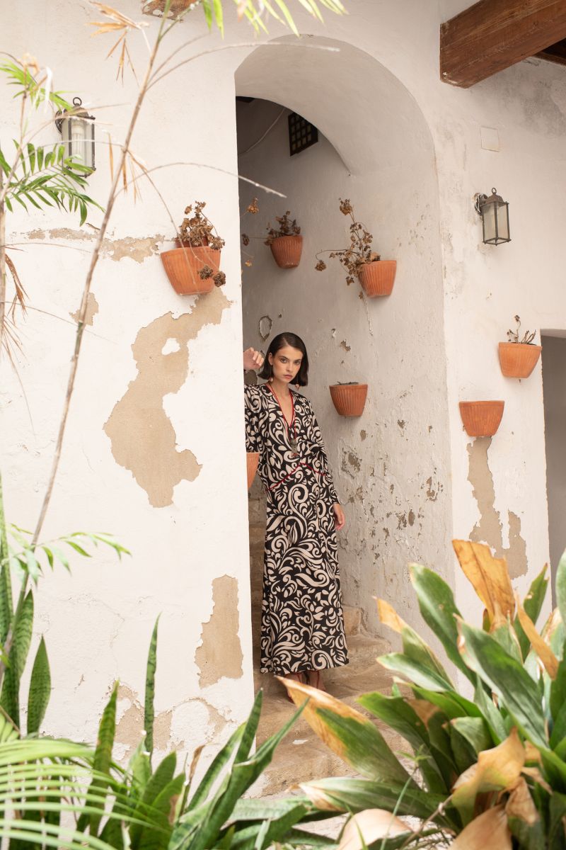 Vestido Estampado Aguadú