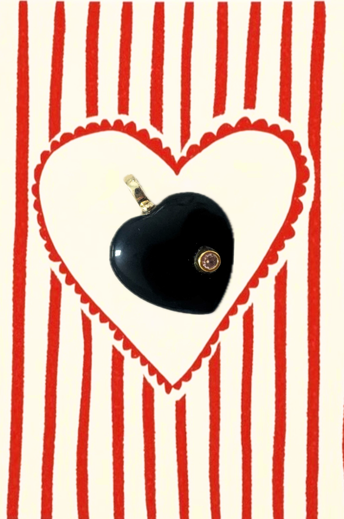Cadena Corazón Cuarzo