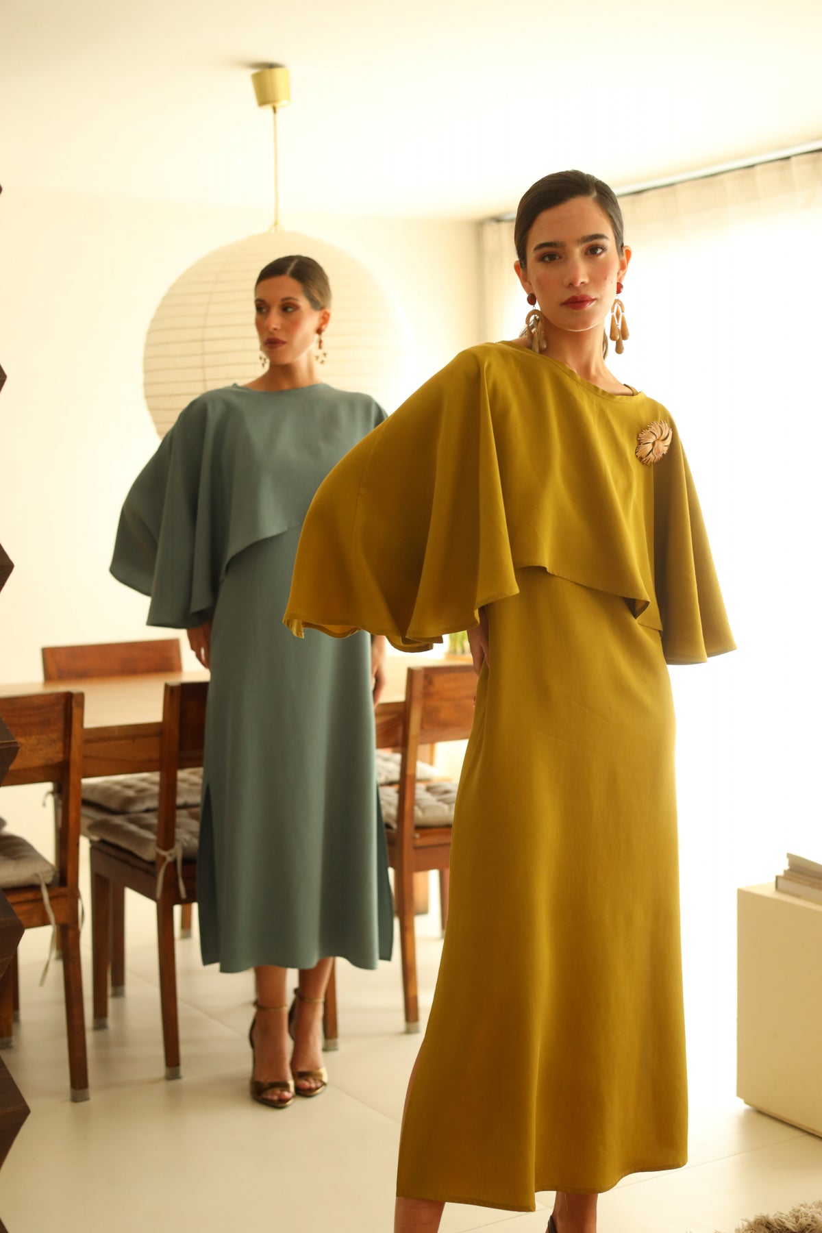 Vestido Begur Mostaza