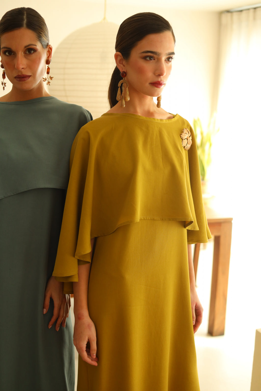 Vestido Begur Mostaza