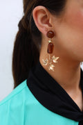 Pendientes Hojas Caramelo
